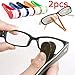 LiPing Glasses Sunglasses Eyeglass Spectacles Cleaner Cleaning Brush Wiper Wipe Kit Cleaning Brush Cleaning Tool Laundry Cleaning Service (Ramdon)
