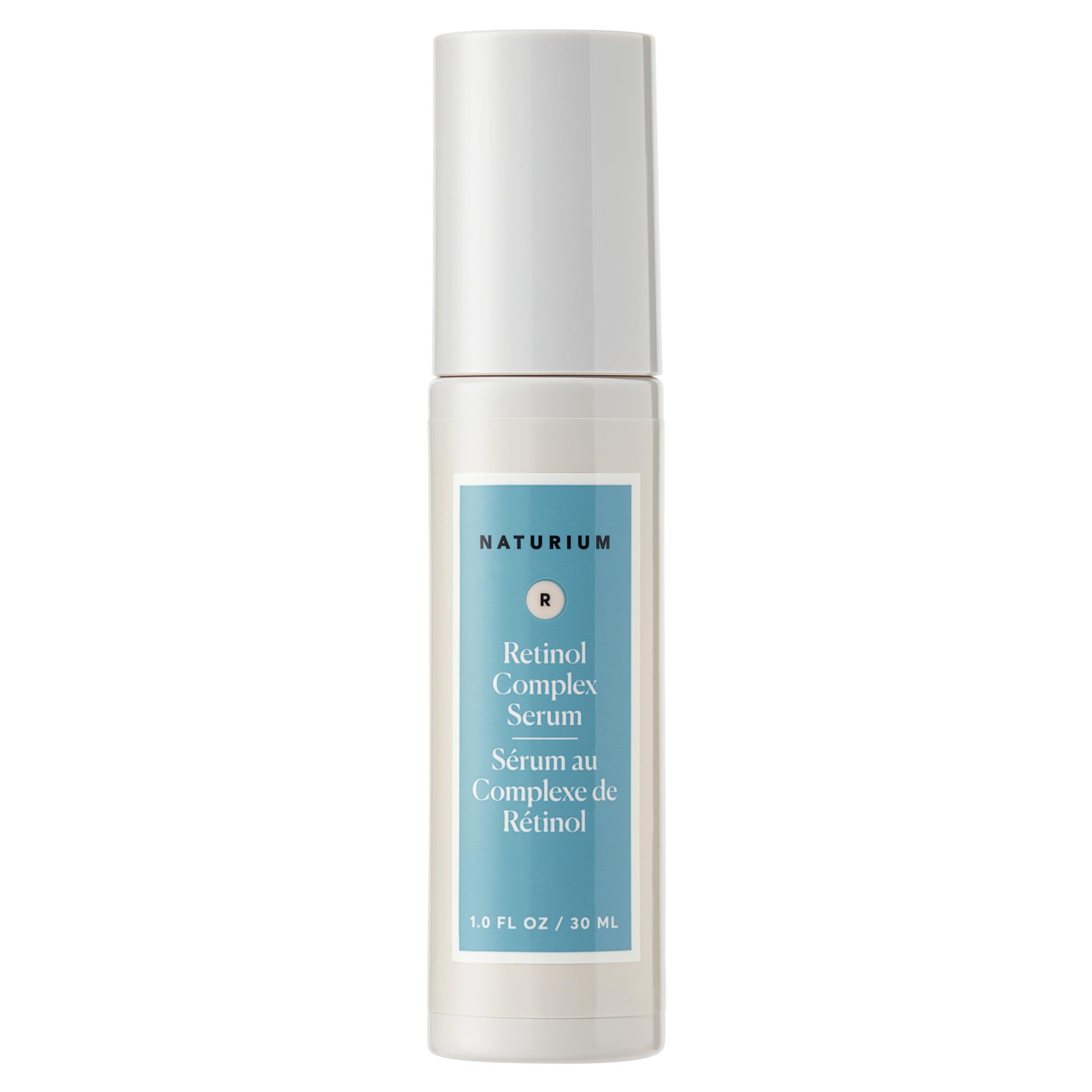 Naturium Retinol Complex Serum, Microencapsulated Retinols plus Bakuchiol, Refining & Smoothing Facial Serum | 1.0 FL OZ / 30 ML