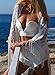 Upopby Womens Lace Beachwear Cover Up Swimwear Swimsuit Bikini Kimono Cardigan L White