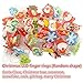 Gavoyeat Christmas LED Ring Luminous Flash Finger Rings Toys 50 Pack Party Favor Blinking Jelly Rubber Rings Kids Adults Gifts Box Sets