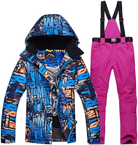 Skisuit 2019 Women Thickening Outdoor Sports High Windproof Waterproof Snowboard Jacket+Pants Set