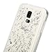 Galaxy S5 Neo Case,Galaxy S5 Case,ikasus Ultra Thin Clear Crystal Bling Shiny Giltter Rhinestone Clear Rubber Transparent TPU Soft Silicone Bumper Case Cover for Samsung Galaxy S5 / S5 Neo,Silver