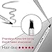 Tatbrow Microblade Pen - KASI Waterproof Long Lasting Microblading Eyebrow Tattoo Pen, Smudgeproof Liquid Eyebrow Pencil with a Micro-Fork Tip Applicator for Natural Hair-Like Defined Brows - Brown