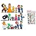18 Piece Super Mario Bros Super Mary Princess, Turtle, Mushroom, Orangutan , Super Mary Action Figures, 2