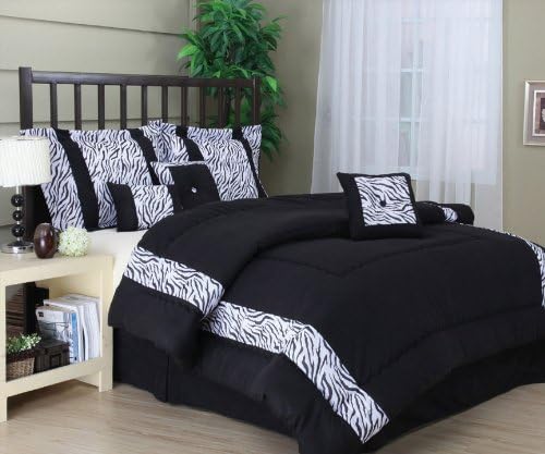 Luxury Textured Mali 7-Piece Comforter Set by Nanshing - King Size