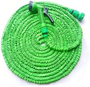 Working Plastic Connector 25 50 75 100FT Blue Green Garden Water Hose+Spray Gun