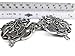Celtic Seahorse Cloak or Cape Clasp - Pewter