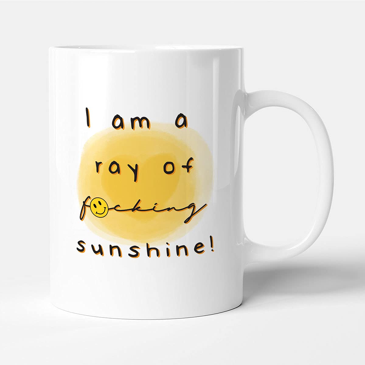 Victorian Printing Co - I Am A Ray of F*cking Sunshine - Funny Birthday Gift Mug, Ceramic, 11fl.oz.