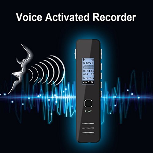 Voice-Recorder-Digital-Voice-Recorder-KLAREN-Metal-Shell-Design-8GB-USB-Digital-Audio-Sound-Dictaphone-Portable-Rechargeable-Recorder-with-Built-In-Speaker-for-Meetings-Lectures-Interviews