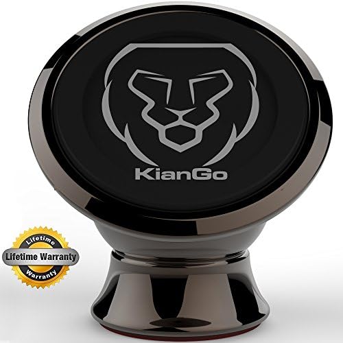 Premium Magnetic Phone Mount, Drive Safely with KianGo Cell Phone Holder for Car , Universal Car Phone Holder for GPS and all Smartphones