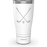 Tervis Traveler Golfers Life for Me Triple Walled Insulated Tumbler Travel Cup Keeps Drinks Cold & Hot, 30oz, Glacier White