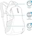 CamelBak Women's Daystar 16 Crux Reservoir Hydration Pack, 2.5 l/85 OZ, Deep Teal/Hot Coral, 2.5 Large/85 Oz