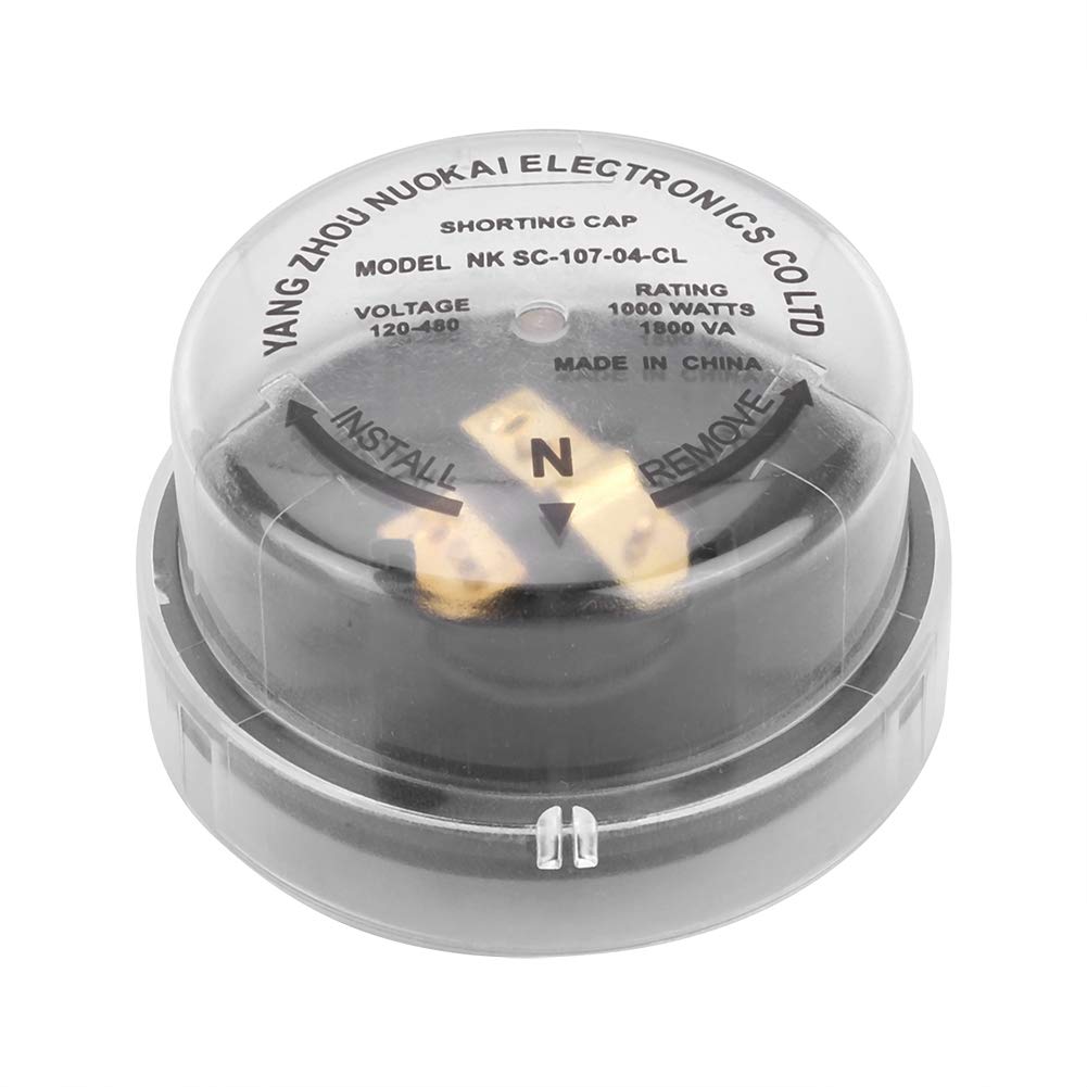Photocell Switch Shorting Cap, 1800VA Safe Use Waterproof Shorting Cap for Daily Use