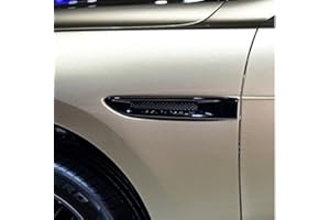 Autobro ABS Plastic Door Front Side Fender Air Vent Outlet Cover Trim Accessories Black for Jaguar XF XFL XE F-Pace X761