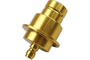 SZRKRLA CO2 Adapter Fit for Soda Stream Terra Water Maker Machine and Fit for Large CO2 Storage Tanks and Soda Machine Pink CO2 Cylinder System 8mm Direct Adapter Hose Gold