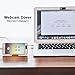 Webcam Cover Slider, Laptop Camera Cover 0.02in Ultra-Thin fits Echo Spot Smartphones Tablets Macbooks Computers Desktops with Strong Adhensive, Protecting Privacy and Securtiy