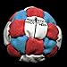 Dragonfly Footbags Blue, White, and Red Drifter 26 Panel Metal Filled (Hacky Sack)