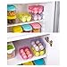 YOHA Clear Egg Storage Box Delicate 6 Girds Egg Dispenser Holder Case Refrigerator Crisper Camping Picnic Travel Portable Egg Carriage,Clear-6