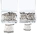 Outus 160 PC Two Size Quilting Pins 1 Inch and 1.5 Inch Curved Quilting Safety Pins Curved Safety Pins Quilting Basting Pins with Plastic Cases, 2 Sizes, Steel