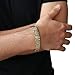 COOLSTEELANDBEYOND Stainless Steel Mens Jewelry Link Bracelet for Man 8.4 Inches Free Link Removal Kit