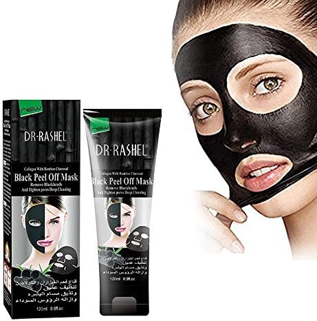 DR.RASHEL Bamboo Charcoal Deep Cleansing Black Face Mask Purifying Peel Off Blackhead Remover Mask