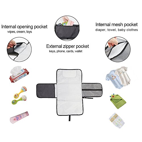 image for Portable Baby Diaper Changing Pad by LaBold - 14