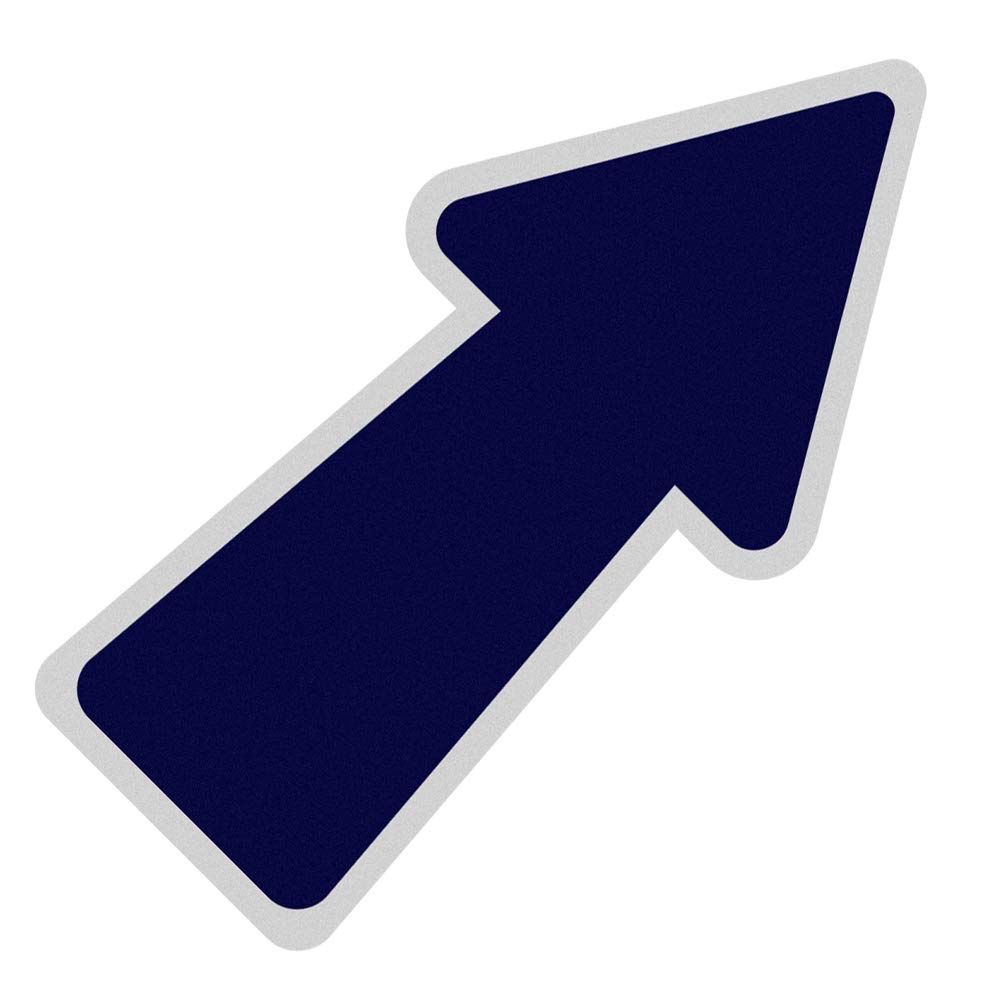 12 Pcs Arrow Stickers Directional Signs, 11 Inch Waterproof Removable