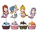 Joinor 24Pcs Mermaid Cupcake Muffin Topper Picks Cake Decoration Baby Shower Birthday Party Favors
