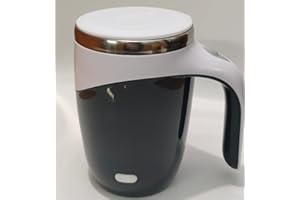 HUEDIMBOENE Self Stirring Mug,Rechargeable Automatic Magnetic Self Stirring Coffee Mug,Rotating Home Office Travel Mixing Cup, for Coffee, Chocolate, Milk, Protein,Cocoa Etc, for Office, School, Gym, Gift,Black