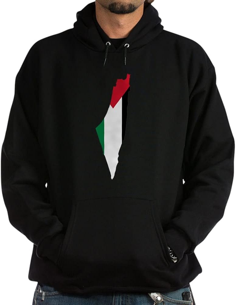 Sweat à Capuche Algérie Palestine - Coton 241g, Coupe Classique - Hommage Et Soutien Vestimentaire - 10