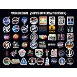 51TIXniOD4L. SS150 50-Pcs-NASA-Stickers-Space-Explorer-Decals-for-Water-Bottle-Hydro-Flask-Laptop-Luggage-Car-Bike-Bicycle-Waterproof-Vinyl-Universe-Astronaut-Stickers-Pack