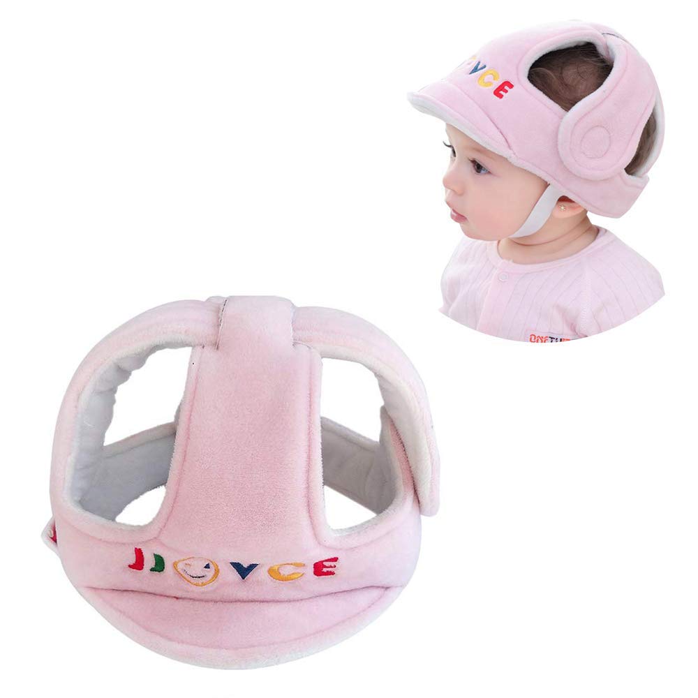G-Tree Baby Head Protector, Breathable Safety HeadGuard, Protection Cap Harnesses Hat for Infant Toddlers Learn to Walk and Sit (Pink)