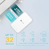 TP-Link RE300 AC1200 Dual Band WiFi Extender EasyMesh UK Plug view 5