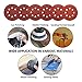61Pcs Sanding Discs Set, Drillpro 60pcs 5 Inch 8 Holes Hook and Loop, 60/80/120/180/240/320 Grit Sandpaper + 1 Piece PU Backing Pad for Random Orbital Sander