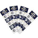 Pack of 20 CR2032 Lithium Button Cell Coin Battery 3V, Specially Made for All Kinds of LED Lights, Copper Wire String Lights, Fairy Lights, LED Candles, Christmas Lights, Long Lasting Working Span