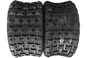 SUNROAD 2 Pcs 18x9.5-8 ATV UTV Tires 4PR 18x9.5x8 Sport All Terrain Tubeless Tires