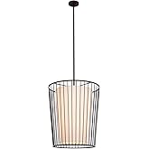 Kalco 507051BZ Pacifica Pendant, 8-Light 480 Total Watts, Bronze