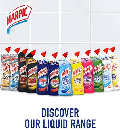 Harpic Power Plus Toilet Cleaning Gel, Citrus, 750ml (12 x 750ml, Total 9.0L), Removes Limescale in 1 minute - Image 3