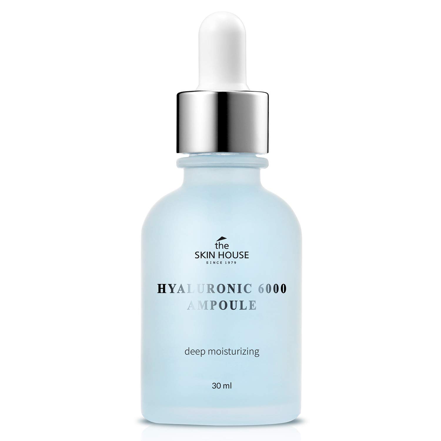 THE SKIN HOUSE since 1979 Hyaluronic 6000 Ampoule (1.01 Liquid Ounces, 30 Ml). Deeply Moisturizing And Soothing Hyaluronic Acid Ampoule For Moisturizing