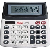 Staples Spl-250 10-digit Display Calculator