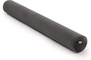 Ailuteie Body Pillow for Adults – Long Bolster Pillow for Bed, Round Cuddle Pillow, Full Support for Side Sleepers,47 x 7.87 Inches,Steel Gray