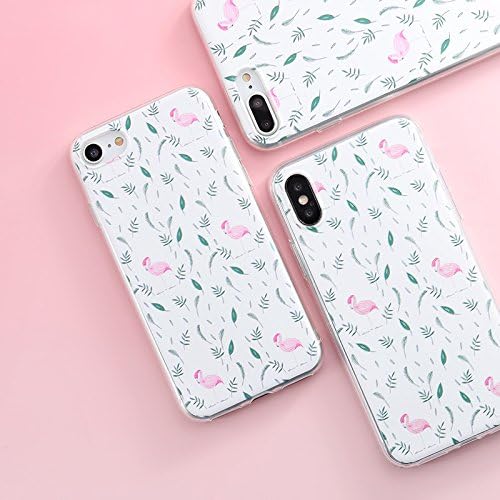 Aimartz TM For iphone 5 5s SE 6 6s 6/7/8 plus X Flower Plants Fruit Cactus Leaves Cat Dog Silicone Phone Case For iphone 7 case [For iphone X 12]