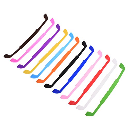 BCP 12 Color Silicone AntiSlip Glasses Eyeglass Strap Sports Glasses