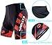 Cycle Shorts for Man Padded Cycling Underwear Bottoms Triathlon Bike Trails Gym Gym Pants Clothing US XL Red