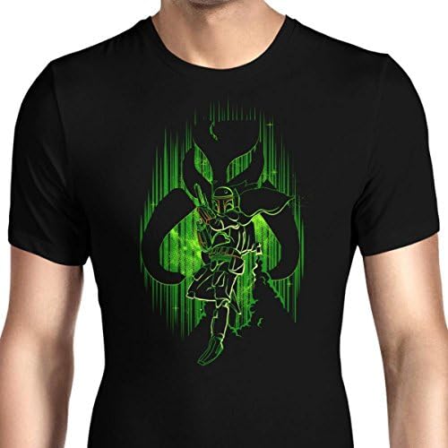HONGRONG Men's The Hunter's Shadow Unique Design Tshirt Fashion Tee Medium