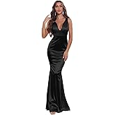 CJASOFINE Women's Fashion Ruched Bodycon Dress Sleeveless Sexy One Shoulder Wrap Satin Belted Cocktail Dresses