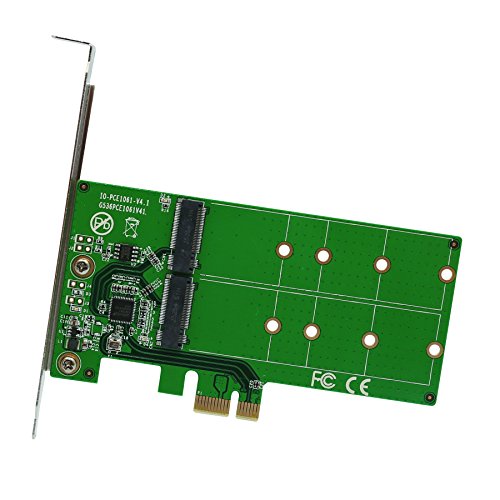 2 Port M.2 SSD to PCI-e x1 adapter B or B+M key (SI-PEX40115)