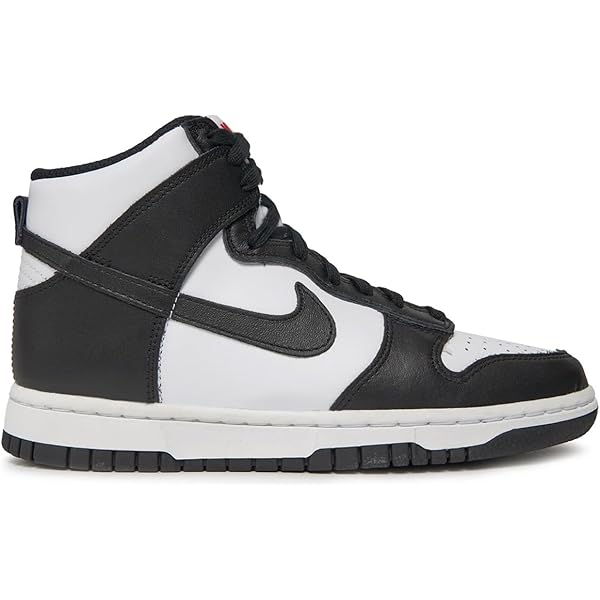 black and white nike high top shoes