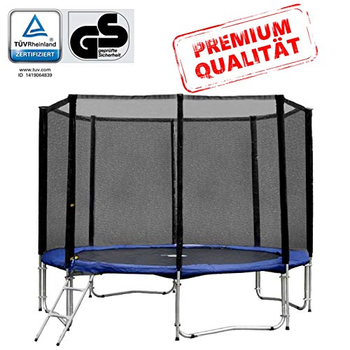 Baunsal® Trampolin Outdoor Ø 183 244 275 305 335 366 396 427 457 487 cm als Komplettset mit Randabdeckung, Sprungmatte…