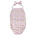 Infant Baby Girl Geometric Printed Romper Backless Jumpsuit Outfits Halter Clothes (6-12months)